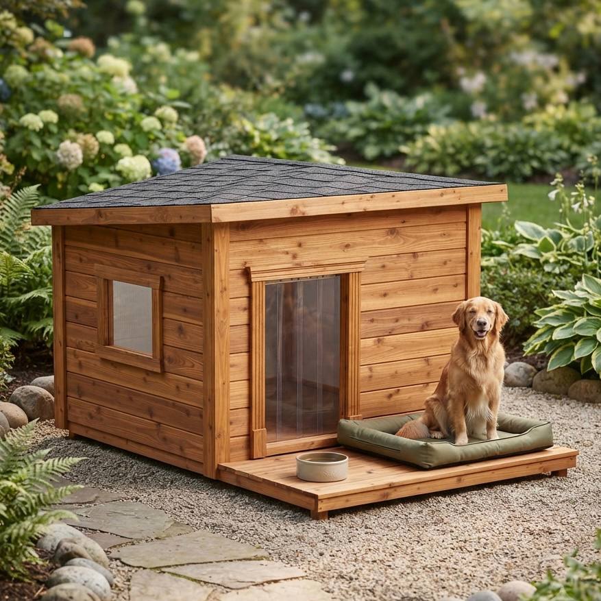 Luxury Outdoor Insulated Dog House "Premium Comfort"